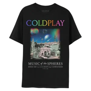 MUNICH-EVENTTEE-080824 Munich August 2024 Music Of The Spheres Limited Edition Tour Tee