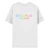 white-tee-front COLDPLAY LOGO TEE
