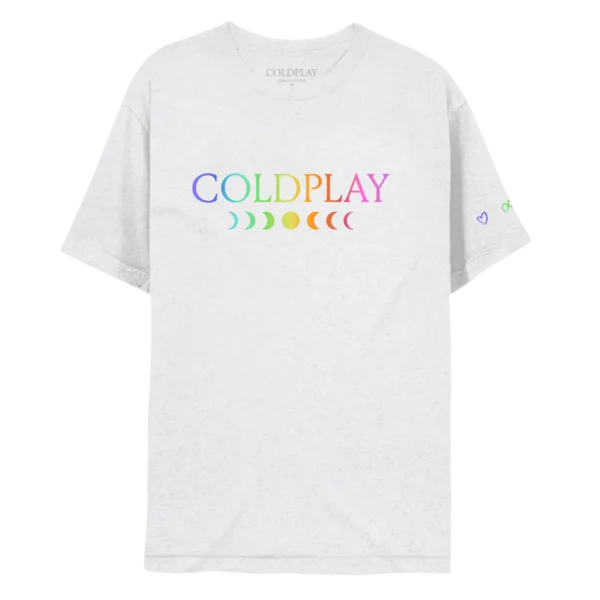 white-tee-front COLDPLAY LOGO TEE